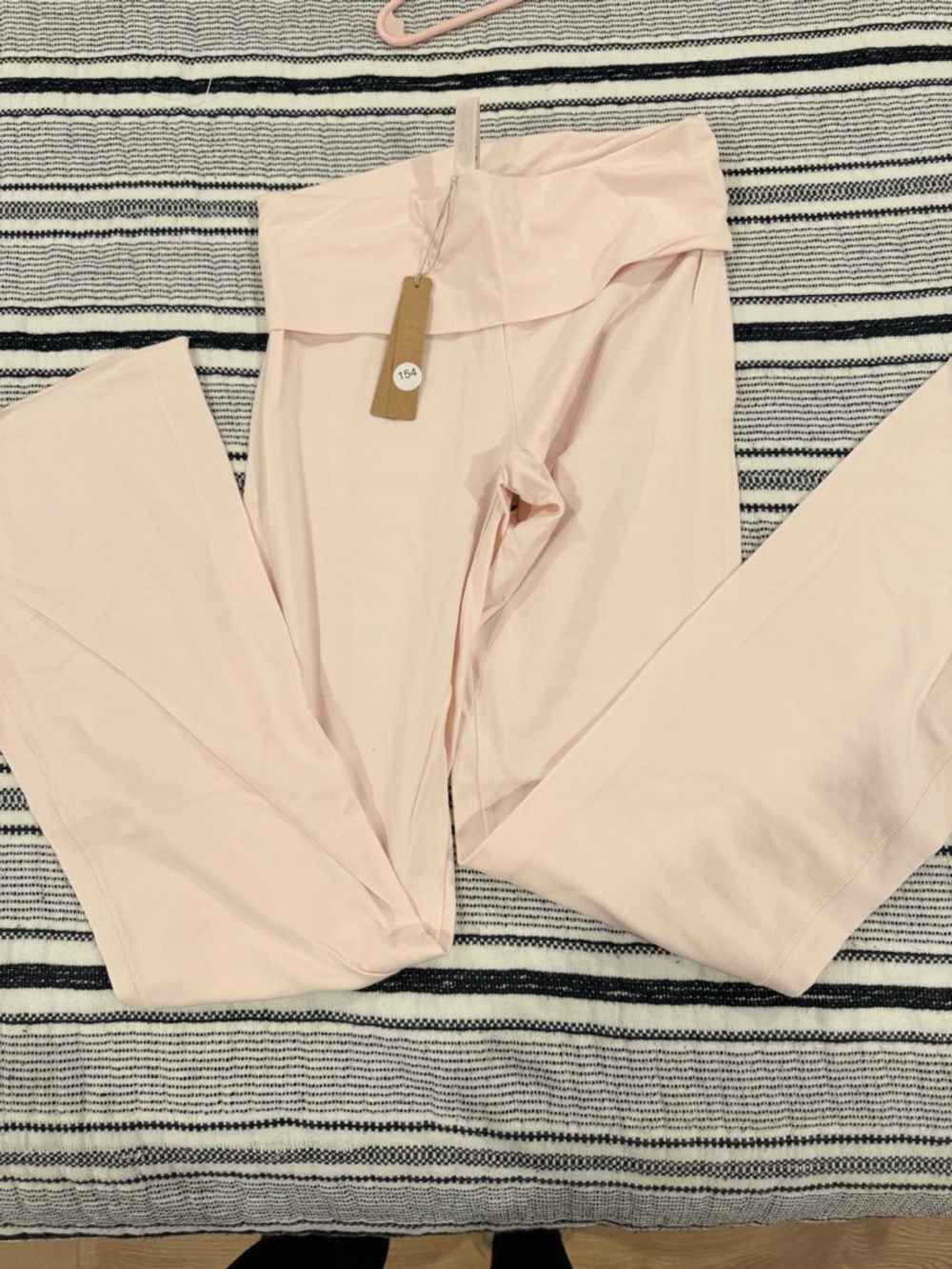 SKIMS Barely Pink Cotton Jersey Leggings